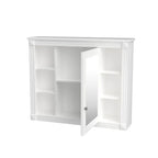 36'' Modern Bathroom Vanity with Top Sink and Mirror Cabinet,2 Doors and 2 Drawers