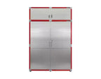 Seville Classics UltraHD extra brede opbergkastset van 2 delen, 60 x 24