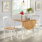 Simple Living Essgruppe im Landhausstil mit Klapptisch, 3-teilig