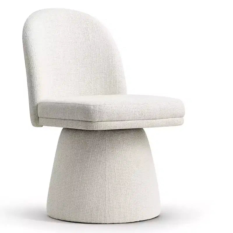 Set aus 6 modernen, um 360° drehbaren Esszimmerstühlen ohne Armlehnen mit säulenförmigem Fuß, elegante Akzentstühle für Küche, Esszimmer oder Büro-Panipeachy