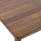 5-delige eethoek van massief hout met tafel van 47L (1 tafel + 4 stoelen met spijlenrugleuning)