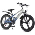 NAYSAYE mountainbike voor kinderen van 20 inch met 7 versnellingen en frame van magnesiumlegering, voor jongens en meisjes van 8-12 jaar, 57.09*21.65*29.92