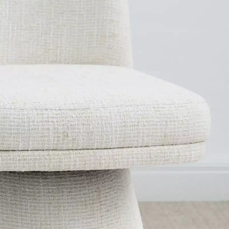 Set aus 6 modernen, um 360° drehbaren Esszimmerstühlen ohne Armlehnen mit säulenförmigem Fuß, elegante Akzentstühle für Küche, Esszimmer oder Büro-Panipeachy