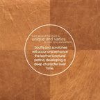 Poly & Bark Jarmo-voetenbank met verstelbare tafel van walnoothout - Italiaans volnerfleer