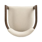 Conrad Sophisticated Modern Dining Chair With Armrest by Christopher Knight Home