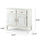 Wood Buffet Sideboard Green