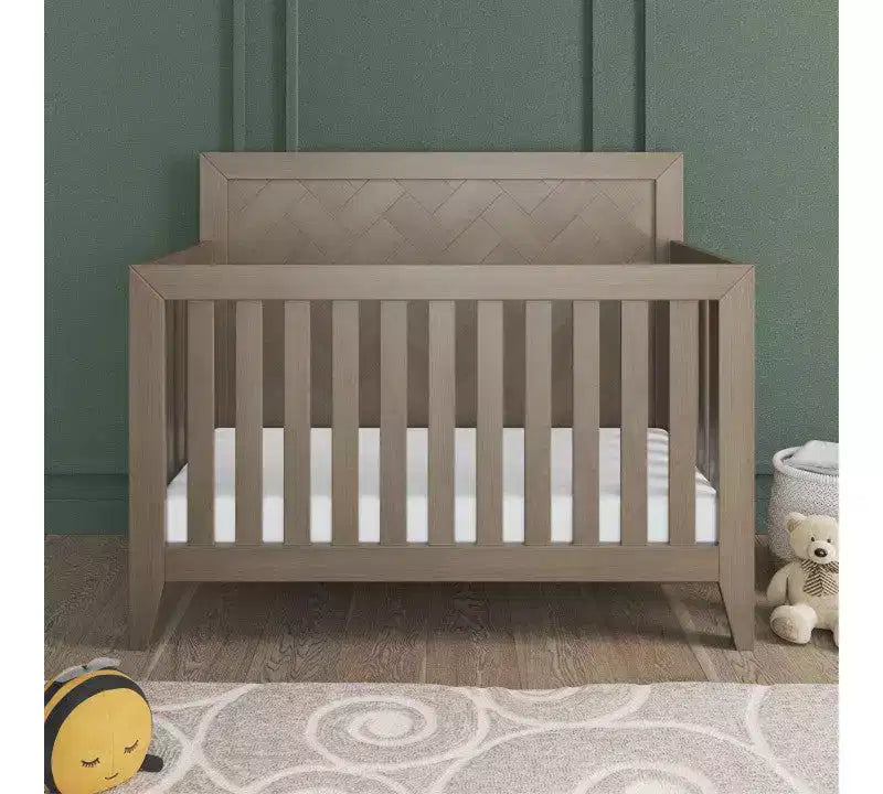 Child Craft Kieran kinderkamerset, 3-delig, met ledikant, dubbele ladekast en commode; inclusief 4-in-1 omvormbaar ledikant