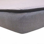 Rancho slaapbank met rustieke bruine suèdestoffen bekleding - 37 x 86 x 40