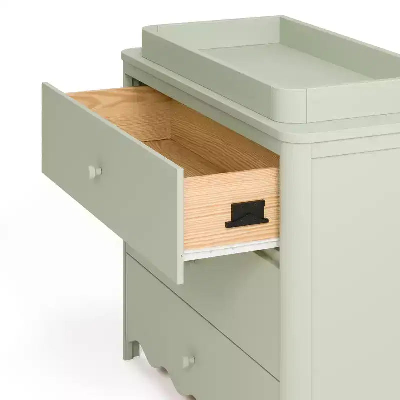 Commode Storkcraft Casablanca à 3 tiroirs avec table à langer amovible