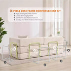 Rozkładana sofa 5 w 1, modułowa sofa do spania z sztruksu o szerokości 78.8 i solidnym stelażu, wielofunkcyjny futon do małych pomieszczeń, salonu i pokoju gościnnego