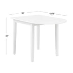 Simple Living Essgruppe im Landhausstil mit Klapptisch, 3-teilig