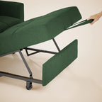Canapé-lit convertible 3 en 1 avec réglage ajustable, fauteuil-canapé avec lit escamotable, lit pliant convertible pour le salon