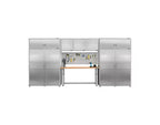 Seville Classics UltraHD extra brede opbergkastset van 2 delen, 60 x 24