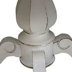 Magnolia Manor Round Pedestal Dining Table with Expandable Leaves - 2 Finishes