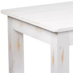 Flash Furniture, rechteckiger Farm-Esstisch aus massivem Kiefernholz, 46 x 30