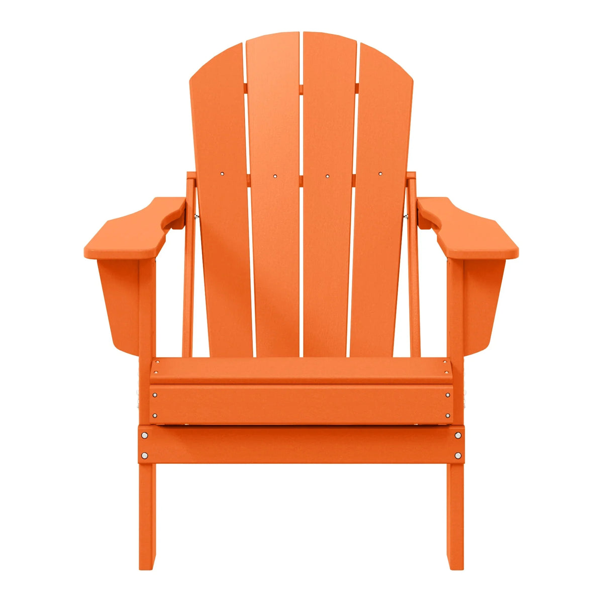 Polytrends Laguna, kleurvaste, weerbestendige, inklapbare Adirondackstoel voor buiten op het terras