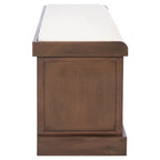 Banc de rangement SAFAVIEH Fiorello avec coussin et 3 tiroirs - 47.3 W x 15 L x 19 H - 47Wx15Dx19H