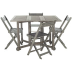 Zestaw mebli jadalnianych SAFAVIEH Outdoor Brandy, 5 elementów - 43Wx35Dx29H
