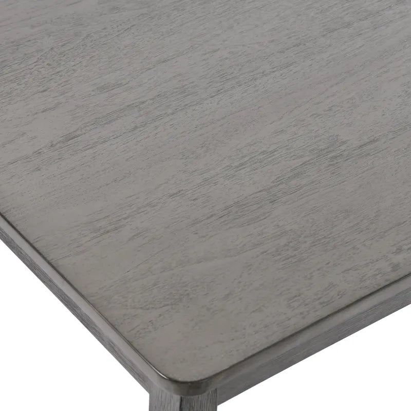 5-delige eethoek van massief hout met tafel van 47L (1 tafel + 4 stoelen met spijlenrugleuning)