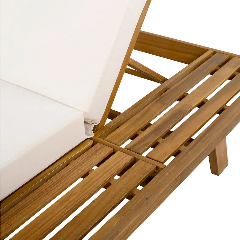 Christopher Knight Home- Michael loungeset van acaciahout voor buiten, set van 2