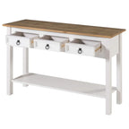 Konsolentisch aus Holz für den Flur mit 3 Schubladen Corona | Furniture Dash - N/A