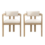 Conrad Sophisticated Modern Dining Chair With Armrest by Christopher Knight Home