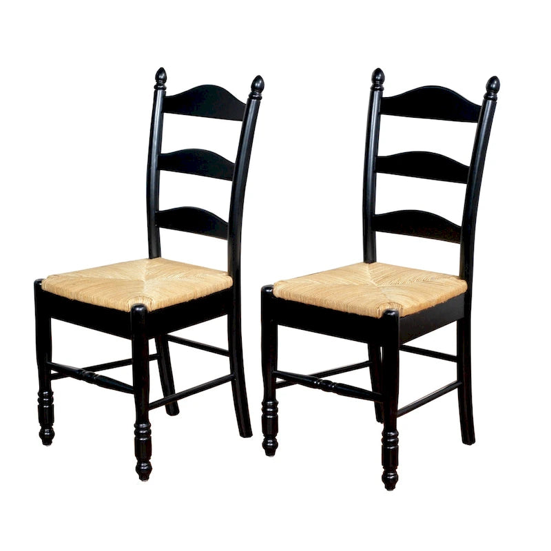 Simple Living Jessie Esszimmerstuhl mit Leiterlehne (2er-Set)