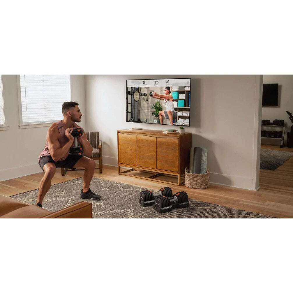 NordicTrack dumbbellset van 55 lb met instelbaar gewicht