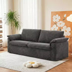 Dyonery 86 Cloud 2-Sitzer-Sofa, tiefe Sitzfläche und breite Armlehnenkissen, stabiler Rahmen, atmungsaktives ergonomisches Design