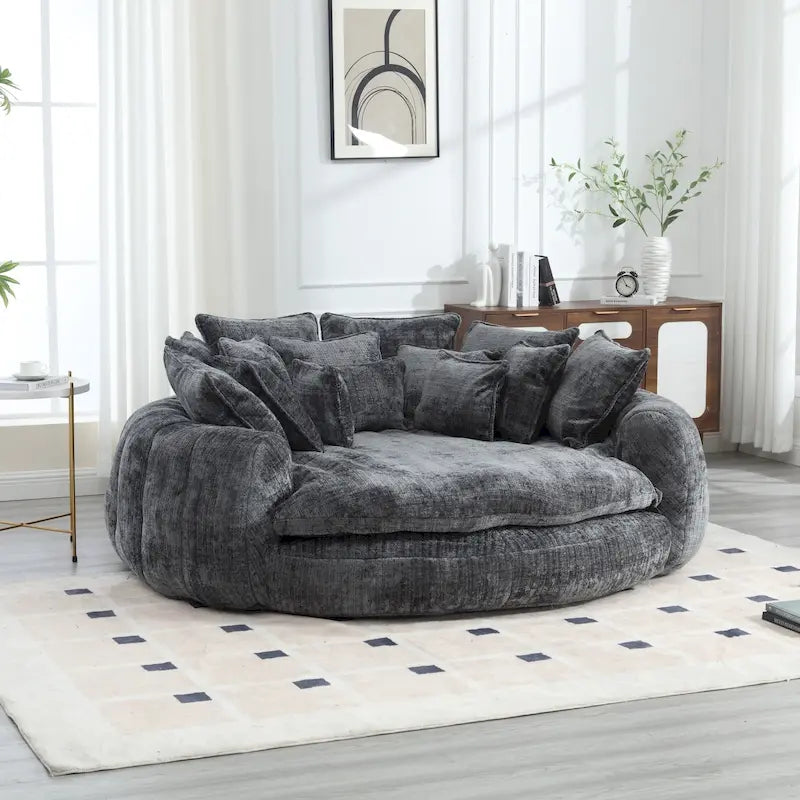Comfortable Double Loaf Sofa Bed, Oversized Sofa Bed with Armrests