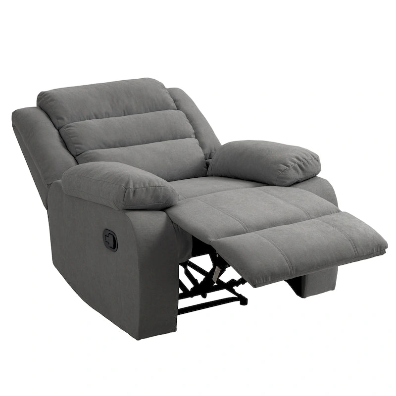 Set van 2 klassieke en traditionele handmatige relaxfauteuils