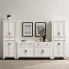 3-delige Tara-dressoir- en voorraadkastset, verweerde afwerking - Crosley