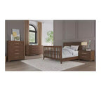 Child Craft Kieran kinderkamerset, 3-delig, met ledikant, dubbele ladekast en commode; inclusief 4-in-1 omvormbaar ledikant