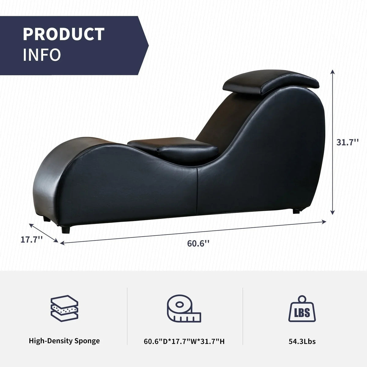 Chaise de yoga d'intérieur Mixoy, chaise longue incurvée de yoga pour adultes, idéale pour s'étirer, faire de l'exercice et se détendre