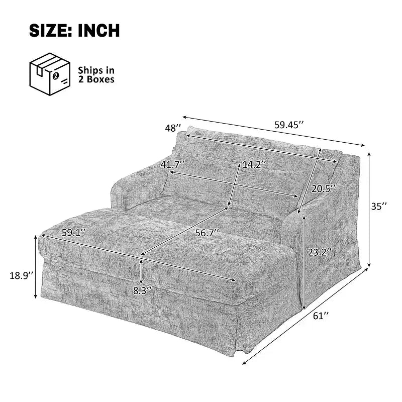 Extra diepe slaapfauteuil van chenille van Polibi