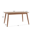 Norwegisches Essset aus Eiche mit konischen Beinen im dänischen Stil von iNSPIRE Q Modern