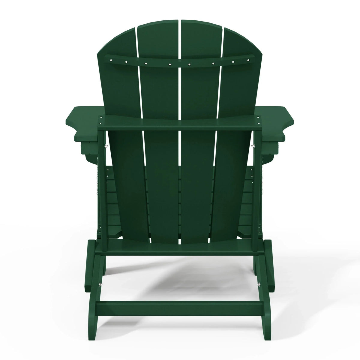 Polytrends Laguna, kleurvaste, weerbestendige, inklapbare Adirondackstoel voor buiten op het terras