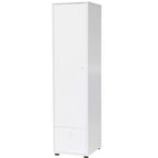 Kings Brand Furniture Corry Kleiderschrank mit Stauraum, weiß